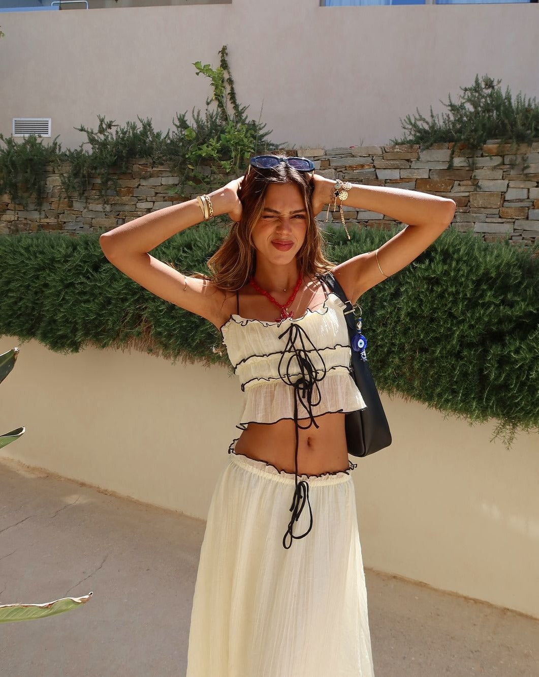 Romantic Whispers Ruffle Set