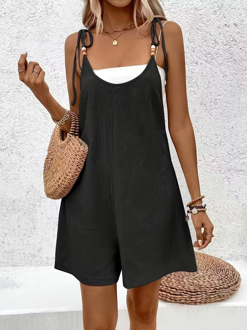 Seaside Bliss Tie-Strap Jumpsuit