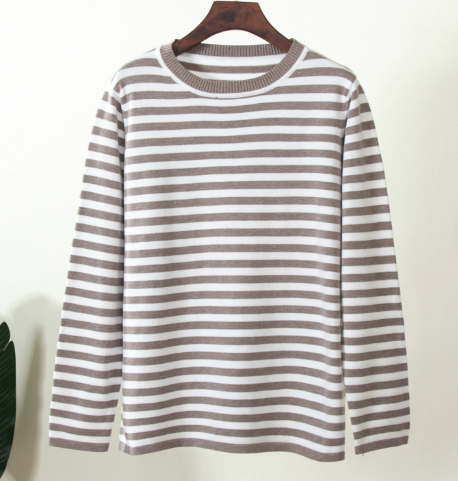 Coastal Inspiration Striped Knit Top