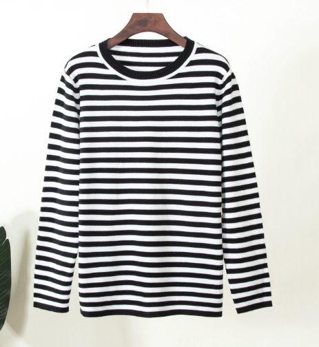 Coastal Inspiration Striped Knit Top
