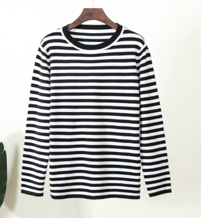 Coastal Inspiration Striped Knit Top