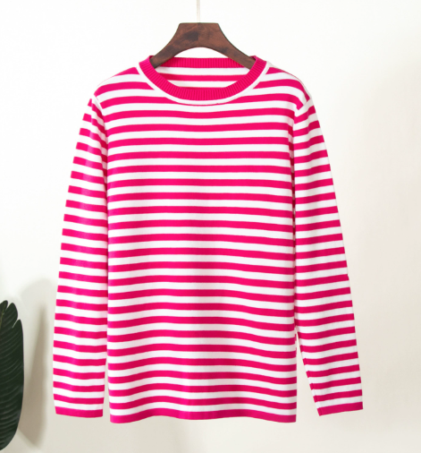 Coastal Inspiration Striped Knit Top