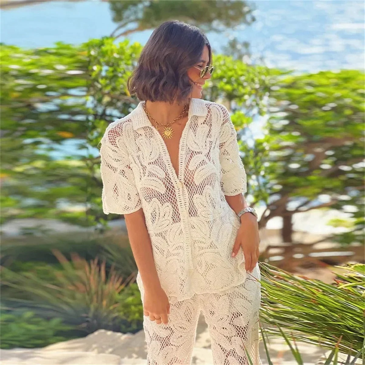 Seaside Serenity Lace Set