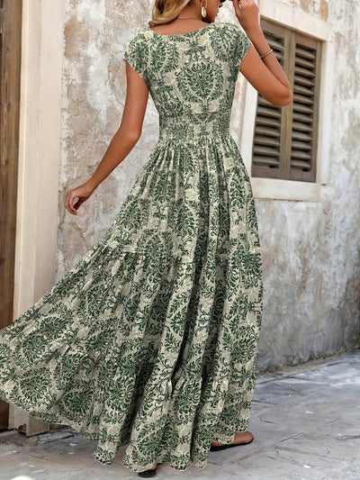 Secret Garden Ruched Maxi Dress