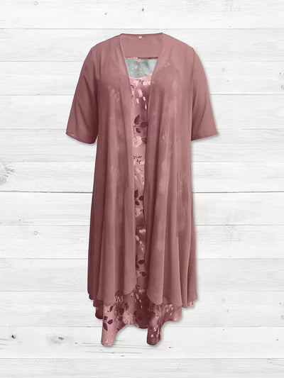 Serene Bloom Split Detail Maxi Dress