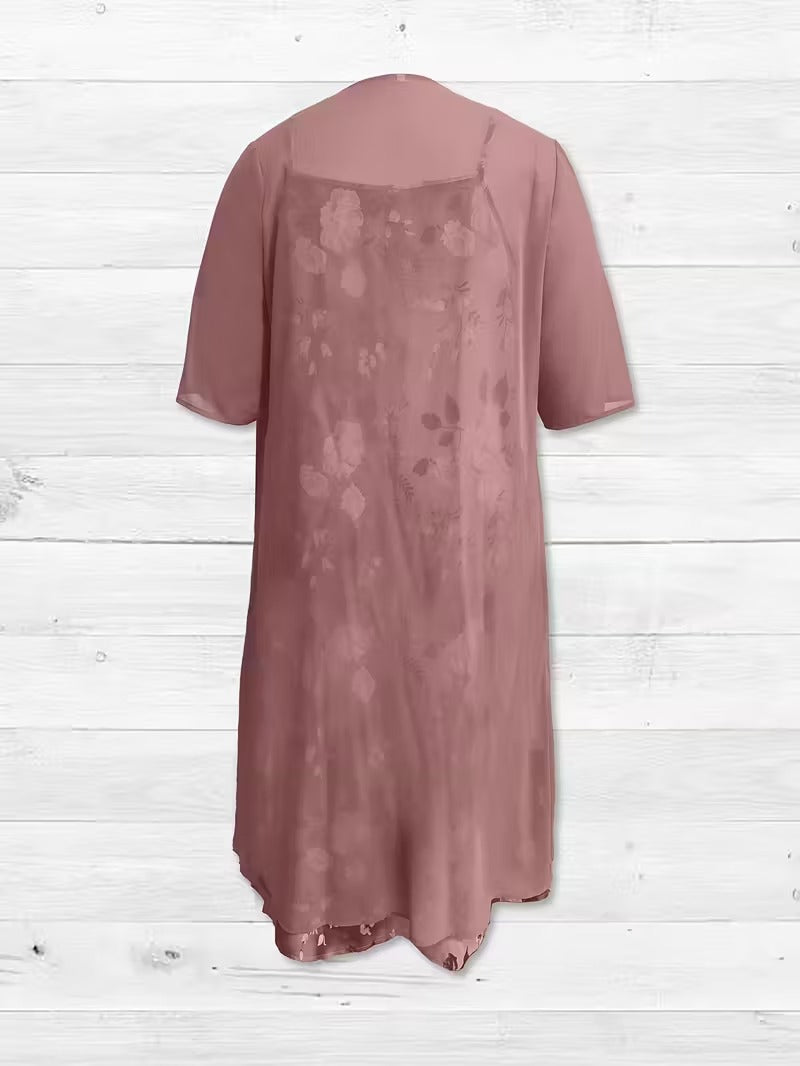 Serene Bloom Split Detail Maxi Dress