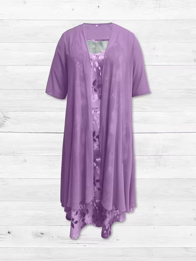 Serene Bloom Split Detail Maxi Dress