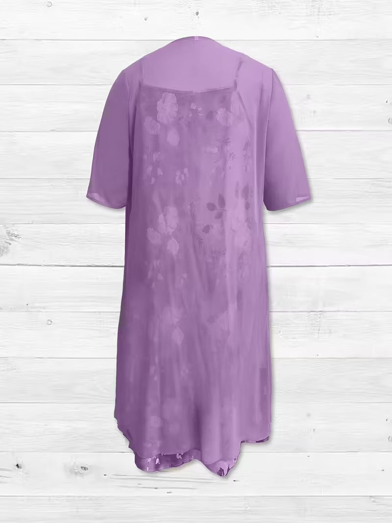 Serene Bloom Split Detail Maxi Dress