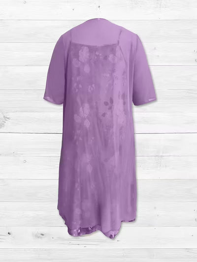 Serene Bloom Split Detail Maxi Dress