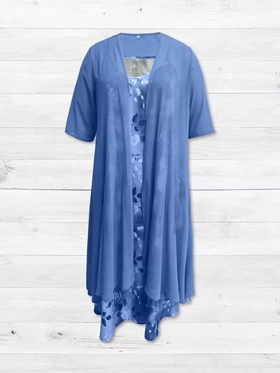 Serene Bloom Split Detail Maxi Dress