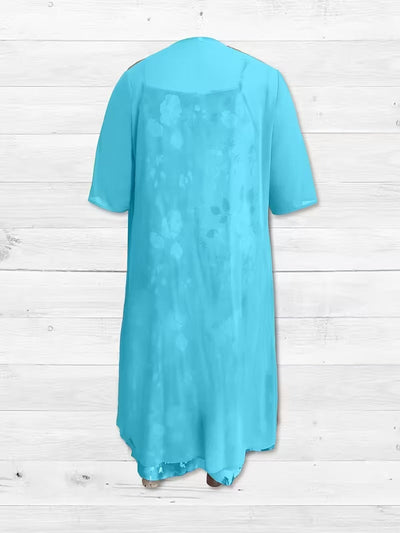 Serene Bloom Split Detail Maxi Dress