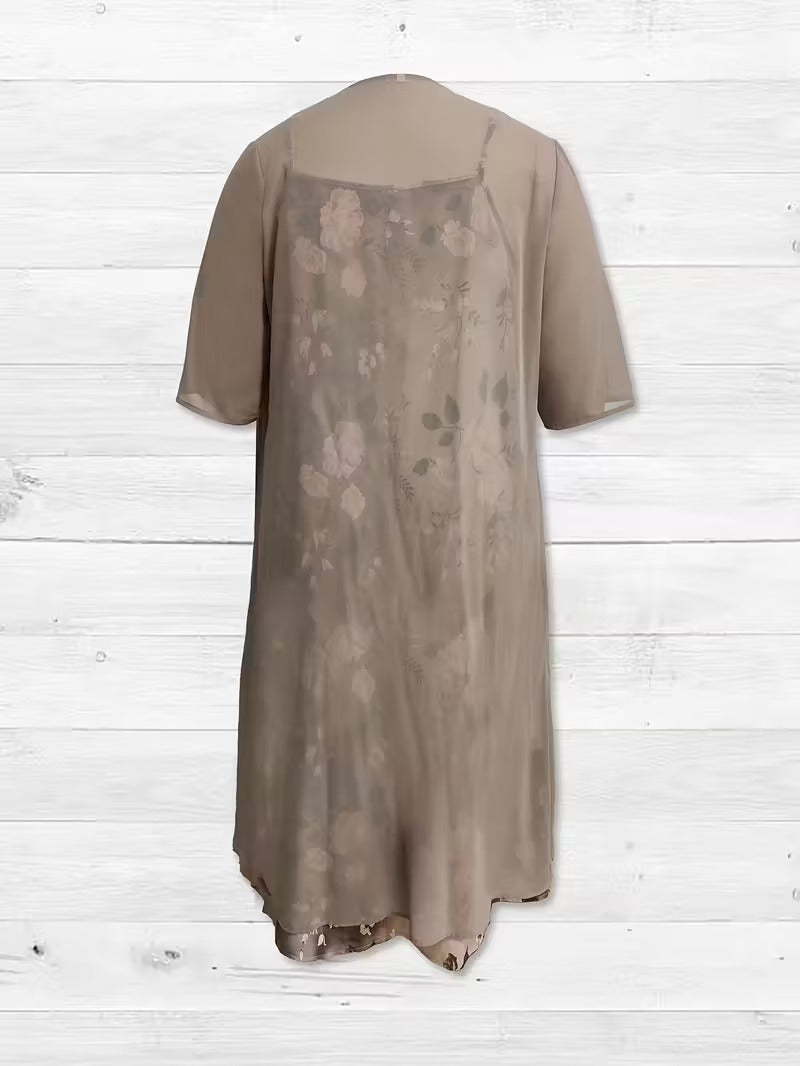 Serene Bloom Split Detail Maxi Dress