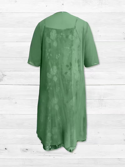 Serene Bloom Split Detail Maxi Dress