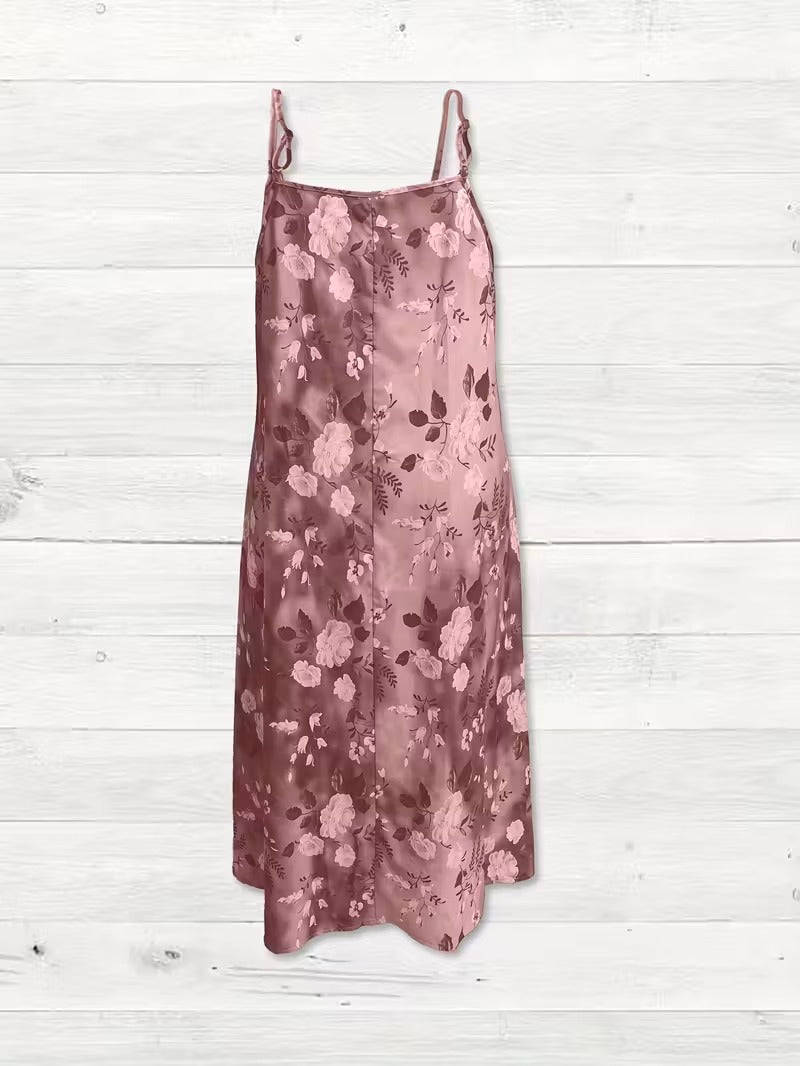 Serene Bloom Split Detail Maxi Dress