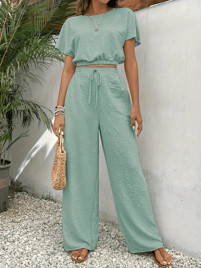 Serene Ribbed Lounge Set