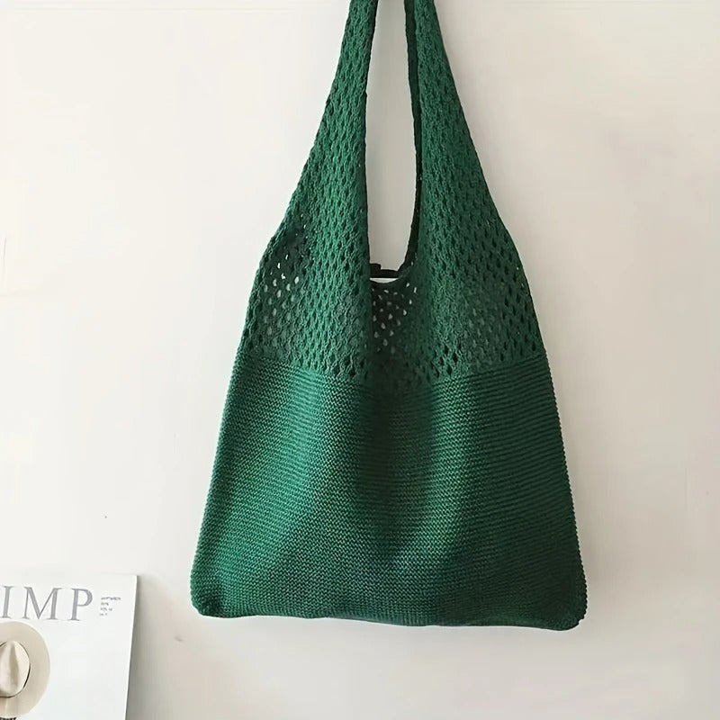Serene Escape Mesh-Knit Shoulder Bag