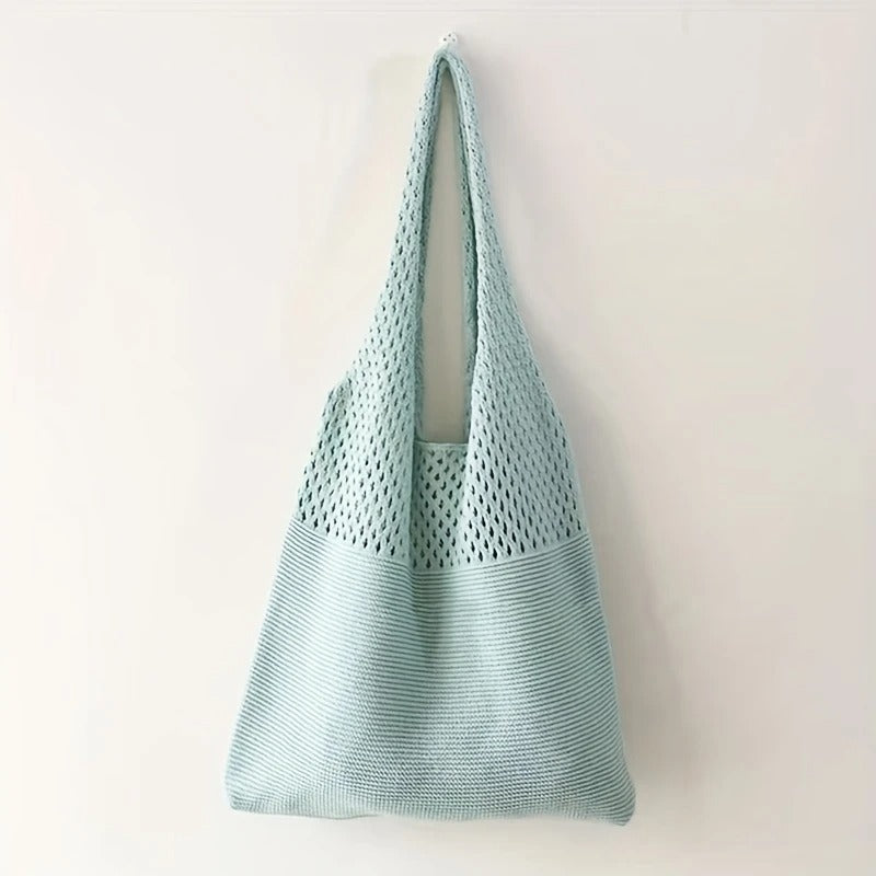 Serene Escape Mesh-Knit Shoulder Bag