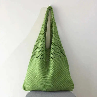 Serene Escape Mesh-Knit Shoulder Bag