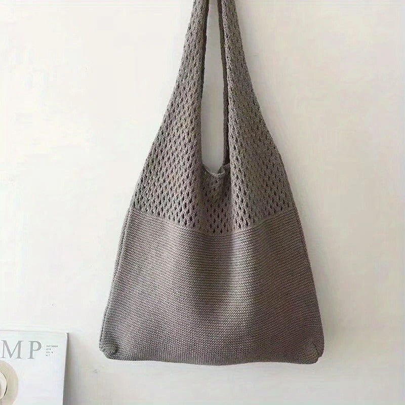 Serene Escape Mesh-Knit Shoulder Bag