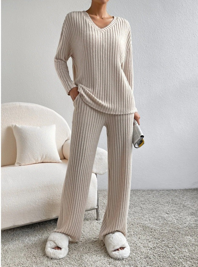 Serene Escape Ribbed Lounge Set