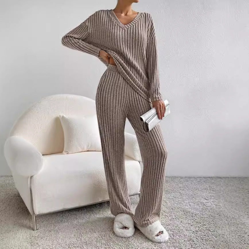 Serene Escape Ribbed Lounge Set