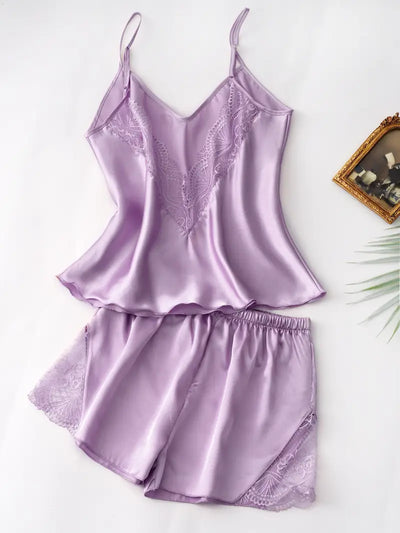 Serene Nights Lace Trim Sleep Set