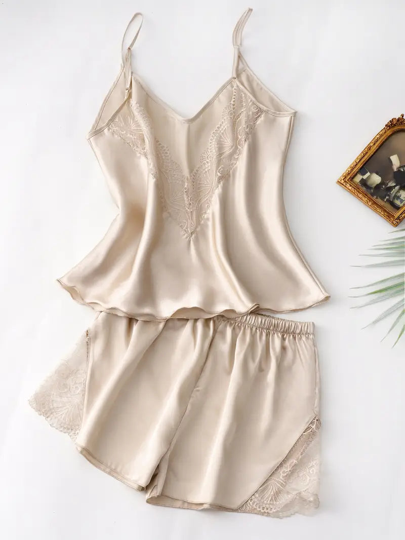 Serene Nights Lace Trim Sleep Set