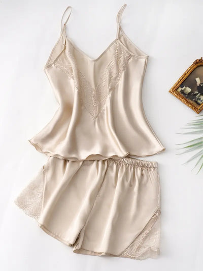 Serene Nights Lace Trim Sleep Set