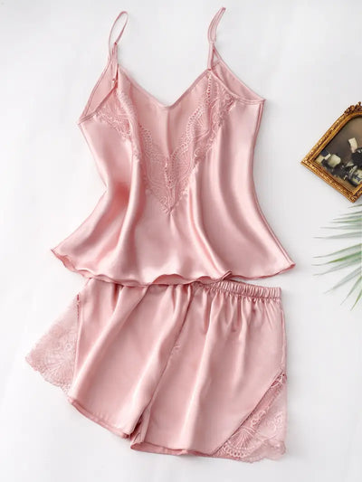 Serene Nights Lace Trim Sleep Set