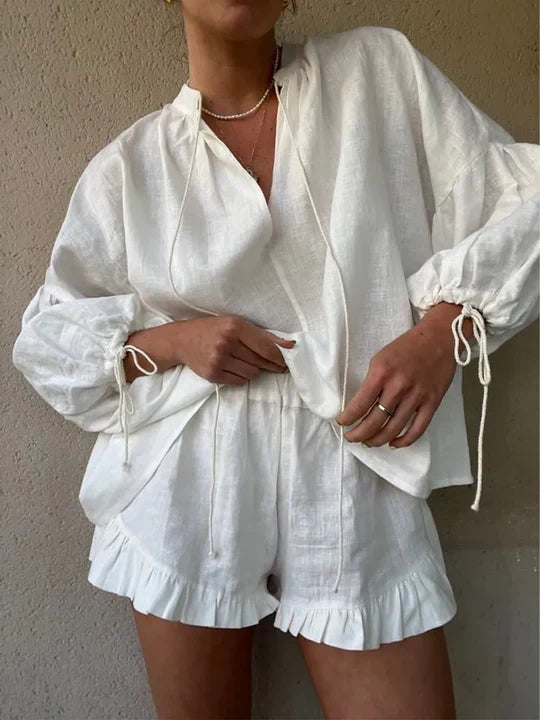 Serene Ruffle Lounge Set