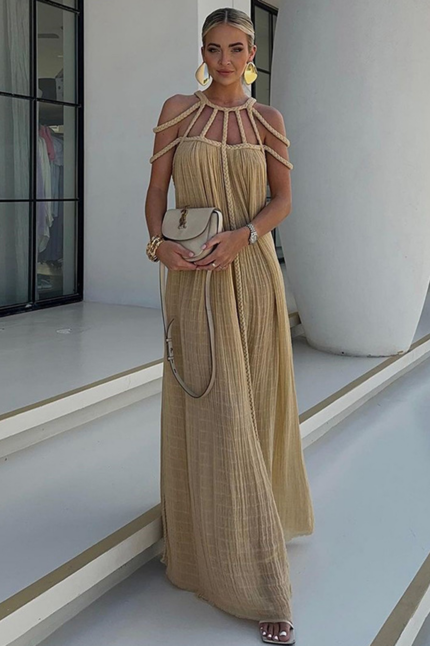 Serenity Rope Detail Maxi Dress