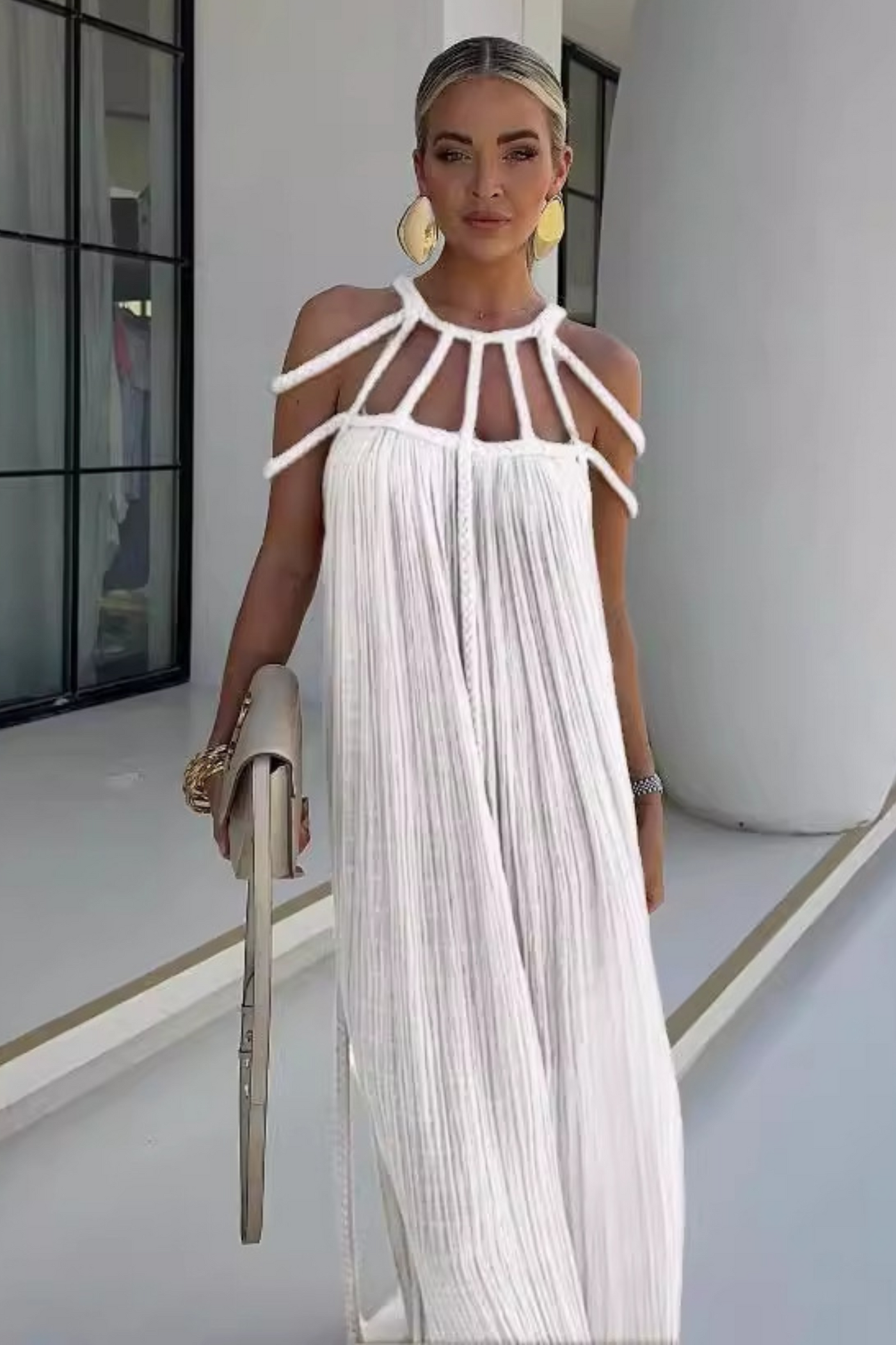 Serenity Rope Detail Maxi Dress