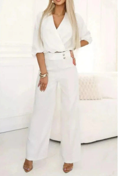 Sleek Allure High-Waist Jumpsuit