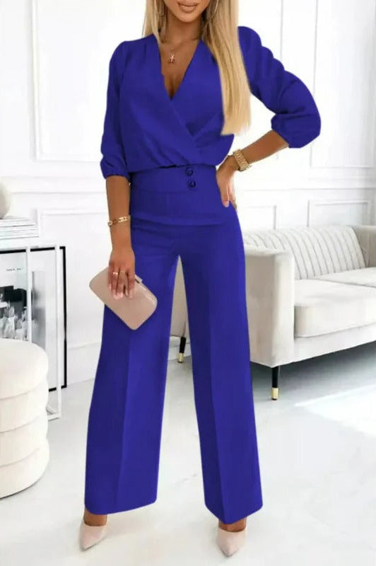 Sleek Allure High-Waist Jumpsuit