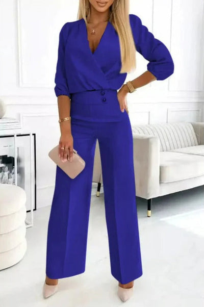 Sleek Allure High-Waist Jumpsuit