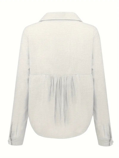 Soft Elegance Button-Up Blouse