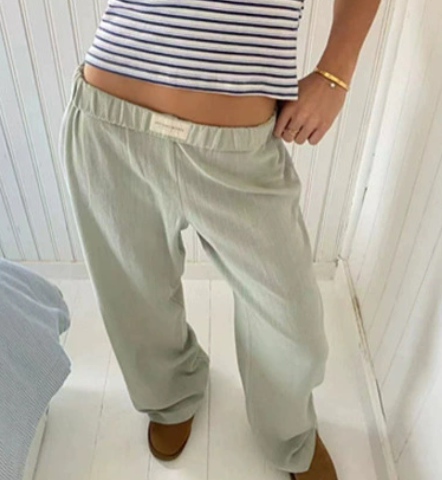 Soft Whimsy Pinstripe Lounge Pant