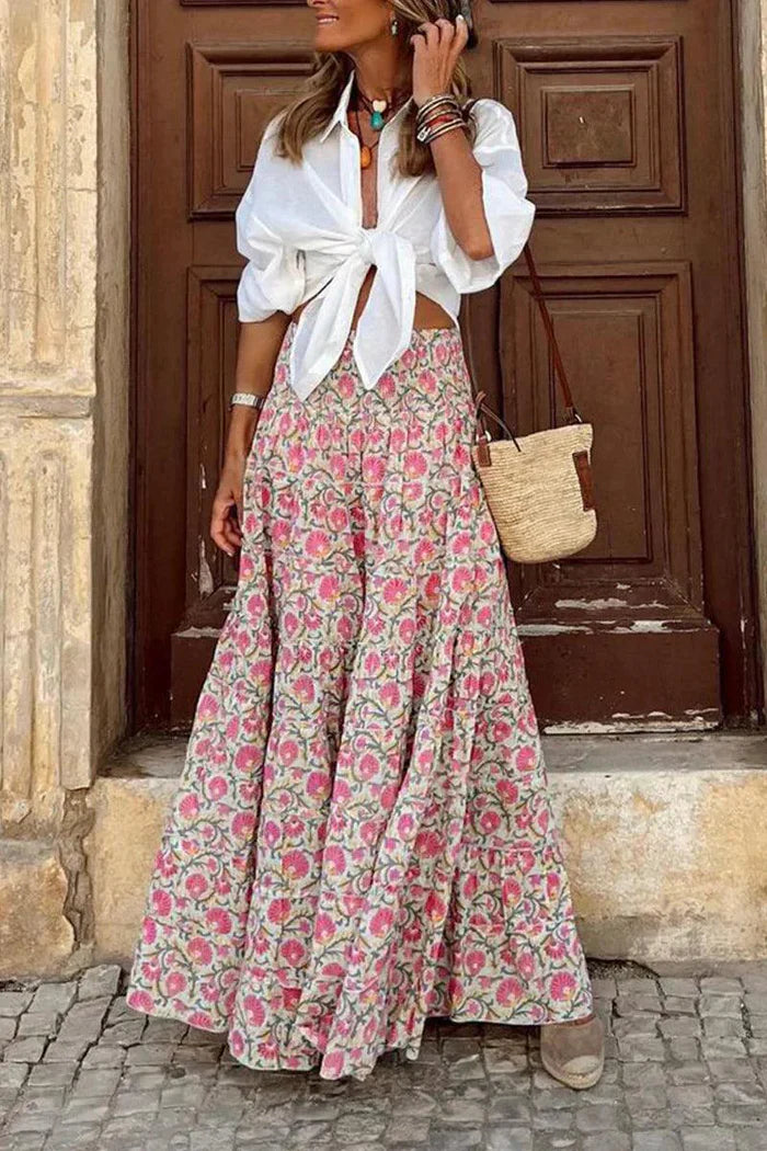 Spirited Escape Maxi Skirt