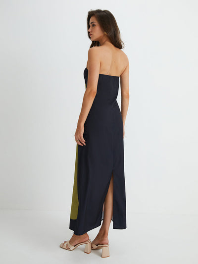 Strapless Summer Maxi Dress