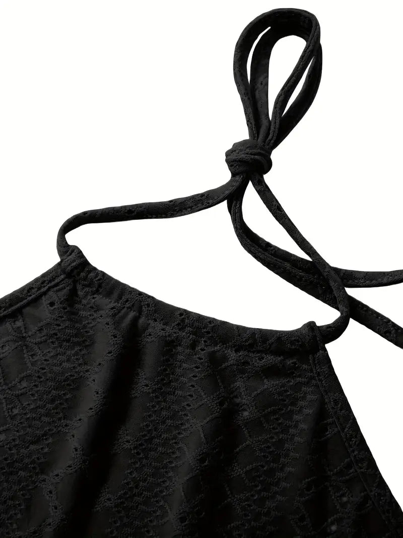 Summer Bliss Eyelet Halter Set