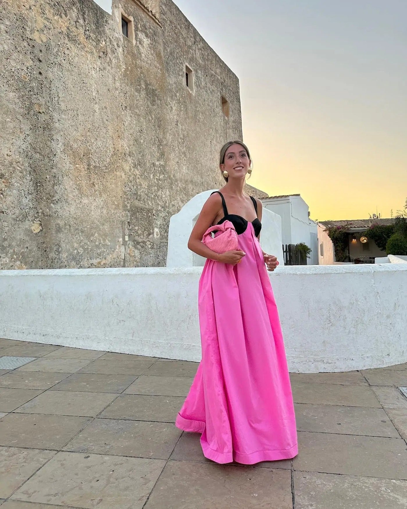 Sunset Affair Bustier Maxi Dress