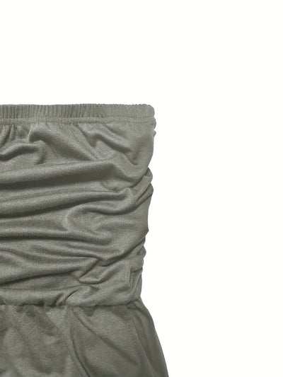 Sunset Strapless Pocketed Maxi Dress