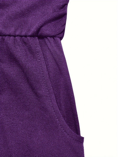 Sunset Strapless Pocketed Maxi Dress