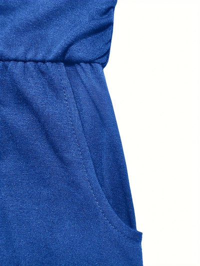 Sunset Strapless Pocketed Maxi Dress