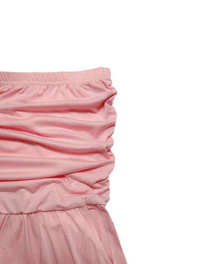 Sunset Strapless Pocketed Maxi Dress