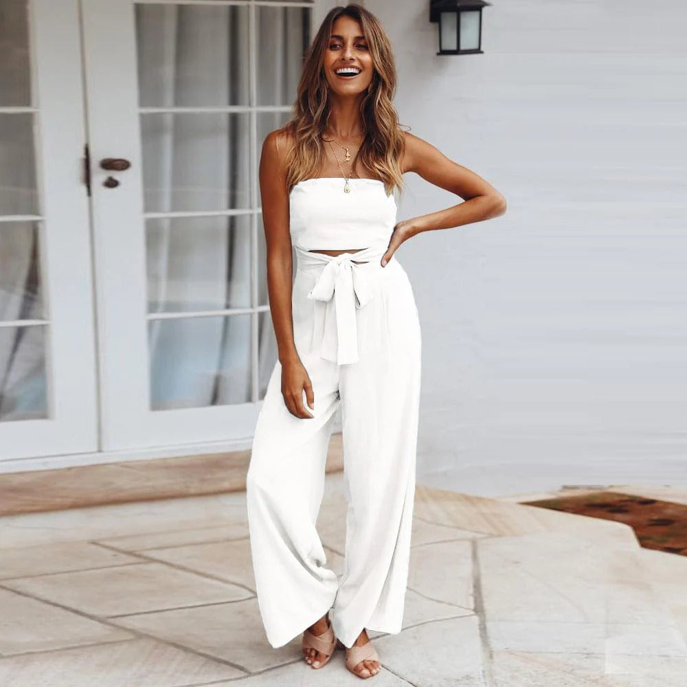 Sunset Promise Tie-Front Jumpsuit