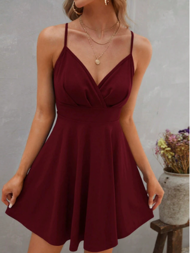 Sunset Whirl Mini Dress