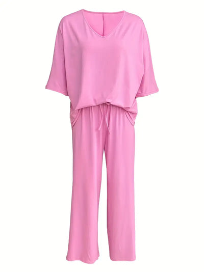 Sunset Whisper Wide-Leg Co-Ord Set