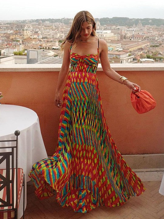 Colourful Bohemian Maxi Dress