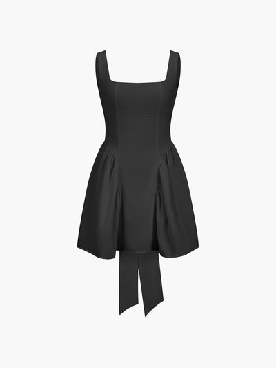 Sweet Whispers Bow-Back Mini Dress